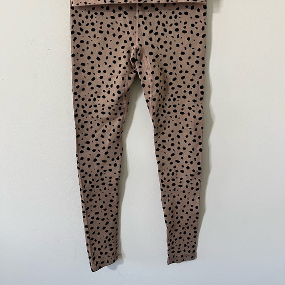 ZELLA Animal Print Elevate Seamless Tank Top Bra & Leggings Matching Set XXS - Picture 8 of 10